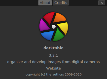 Darktable free photo editor